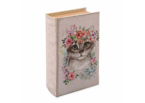 Шкатулка-книга Gamma BBK-01, 17×11×5 см, № 125, «Красавица кошка»