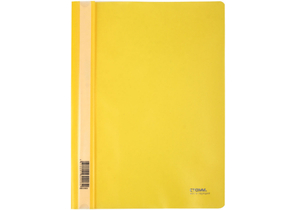Папка-скоросшиватель пластиковая А4 «Стамм.», толщина пластика 0,18 мм, желтая