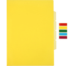 Папка-уголок пластиковая с 3 отделениями «Бюрократ» А4+, толщина пластика 0,15 мм, желтая Папка-уголок пластиковая с 3 отделениями «Бюрократ» А4+, толщина пластика 0,15 мм, желтая