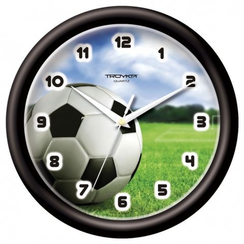Часы настенные «Тройка» «Футбол»