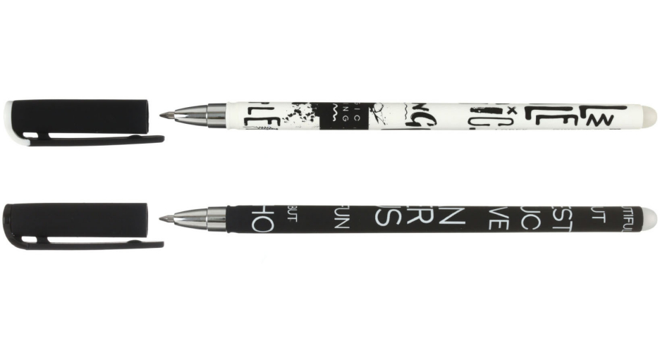 Ручка гелевая Lorex Slim Soft «Пиши-стирай» Grunge 4ever, корпус ассорти, стержень синий