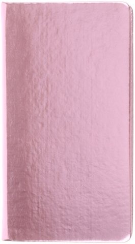 Книжка записная Crystal Collection 100×181 мм, 96 л., «Розовый кварц»