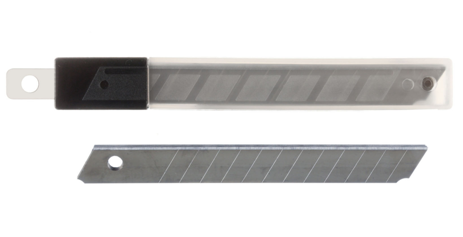 Лезвия для ножей Staff ширина лезвия 9 мм, 10 шт.