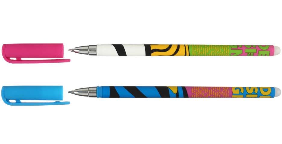 Ручка гелевая Lorex Slim Soft «Пиши-стирай» Untitled Design, корпус ассорти, стержень синий