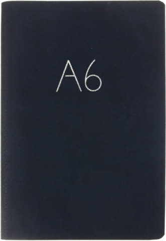 Блокнот Format (А6+) 115×165 мм, 80 л., точки/клетка, «№3», темно-синий