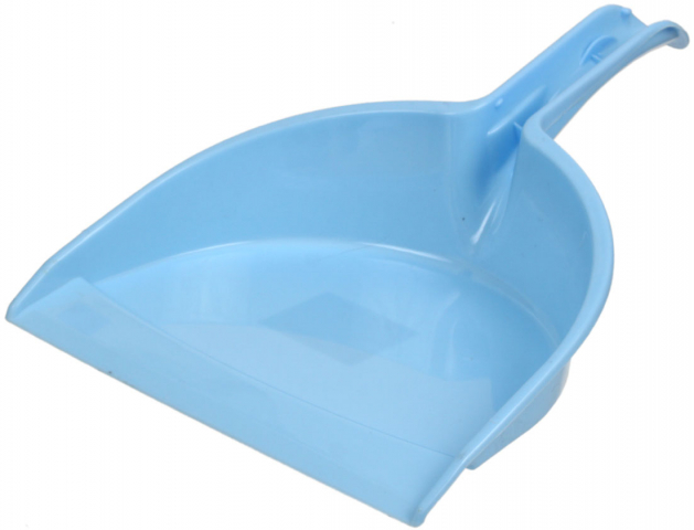 Совок для мусора Perfecto Linea Solid 29,5×21 см, голубой