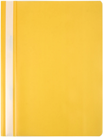 Папка-скоросшиватель пластиковая А4 Attache толщина пластика 0,15 мм, желтая