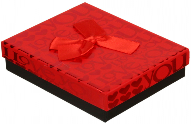 Коробка подарочная с крышкой (в собранном виде) 10,5×13×3 см