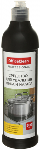 Средство для удаления жира и нагара OfficeClean Professional 500 мл, «Антижир» гель
