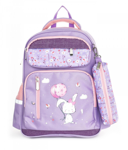 Рюкзак школьный Schoolformat Soft 3+ 18L 300×390×130 мм, Cute Rabbit