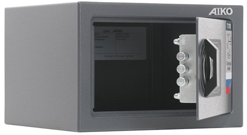 Мебельный сейф Aiko серии Т с электронным замком T-170-EL: 8 л