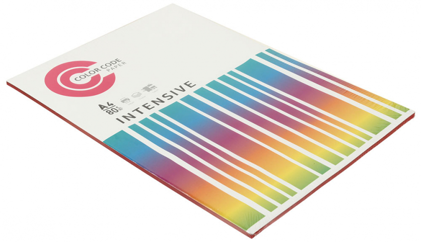 Бумага офисная цветная Color Code Intensive А4 (210×297 мм), 80 г/м², 50 л., розовая