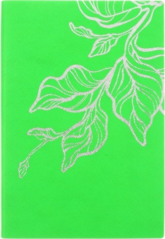 Ежедневник недатированный Bright Leaves 140×210 мм, 136 л., зеленый