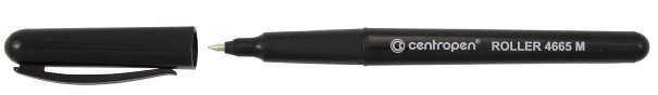 Роллер Centropen 4665M толщина линии 0,6 мм, черный