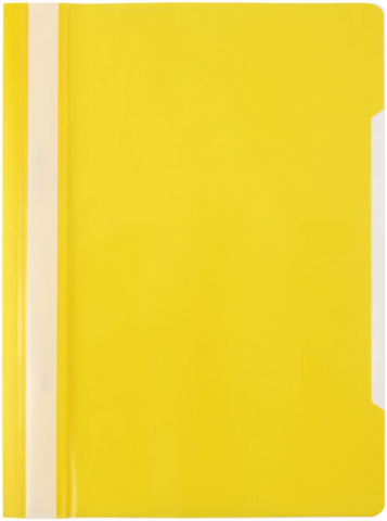 Папка-скоросшиватель пластиковая А4 «Бюрократ» Economy толщина пластика 0,10 мм, желтая