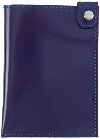 Футляр для паспорта «Кинг» 6053 100×140 мм, гладкий, темно-синий