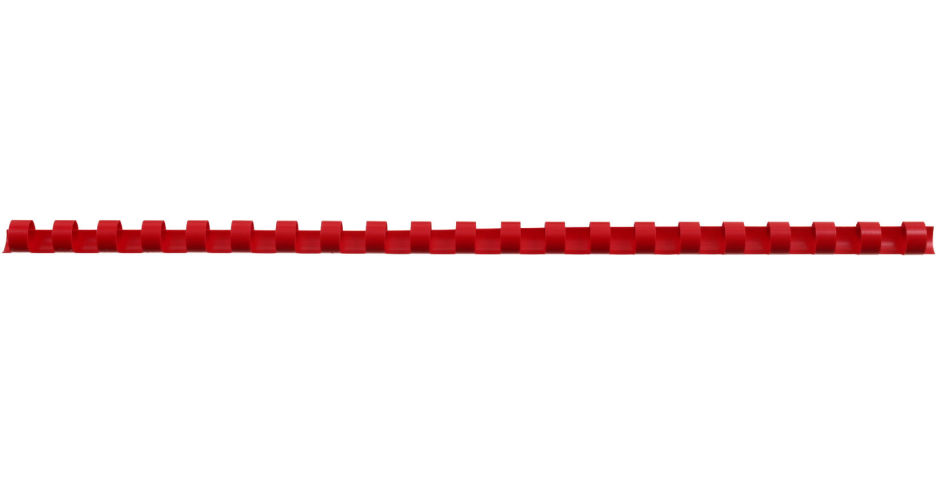 Пружина пластиковая OfficeSpace (10) 10 мм, красная