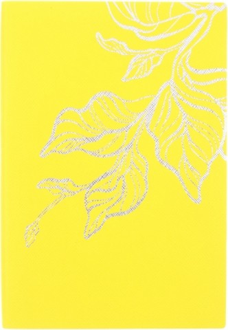 Ежедневник недатированный Bright Leaves 140×210 мм, 136 л., желтый