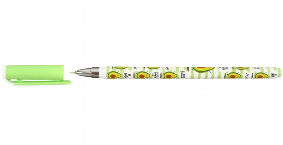 Ручка шариковая Lorex Slim Soft Avocado, стержень синий