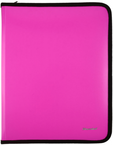 Папка для тетрадей А4 Silwerhof Neon 250×320×25 мм, розовая