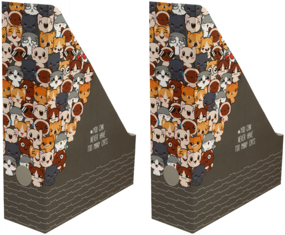 Набор лотков вертикальных Meshu 2 шт., 220×355×70 мм, Cat Wave
