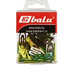 Скрепки цветные пластиковые Balu, 25 мм, 50 шт., треугольные Скрепки цветные пластиковые Balu, 25 мм, 50 шт., треугольные