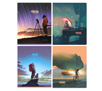 Тетрадь общая А5, 80 л. на скобе BG «Удивительный мир», 162×205 мм, клетка, ассорти Тетрадь общая А5, 80 л. на скобе BG «Удивительный мир», 162×205 мм, клетка, ассорти