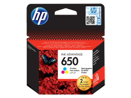 Картридж HP CZ102AE (№650), ресурс 200 страниц, 3 цвета