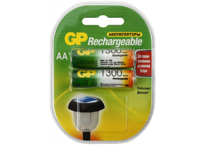 Аккумулятор GP, AA, 1.2V, 1300 mAh, (2 шт. в упаковке)