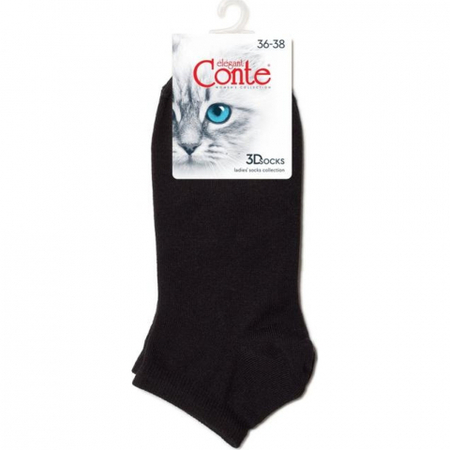 Носки женские Conte Elegant 3DSocks, размер 23-25, черные