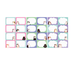 Набор наклеек бумажных Meshu для маркировки школьных принадлежностей, 6 шт., Cute Cats, ассорти Набор наклеек бумажных Meshu для маркировки школьных принадлежностей, 6 шт., Cute Cats, ассорти