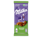 Шоколад Milka, 80 г, «Цельный фундук», молочный шоколад