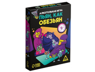 Игра настольная алкогольная «Пьян, как обезьян»