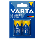 Батарейки щелочные Varta Longlife Power, C, R14, 1.5V, 2 шт. Батарейки щелочные Varta Longlife Power, C, R14, 1.5V, 2 шт.