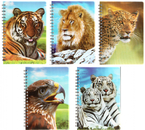 Блокнот на гребне А4 «Дикий животный мир», 180×260 мм, 94 л., клетка, ассорти Блокнот на гребне А4 «Дикий животный мир», 180×260 мм, 94 л., клетка, ассорти