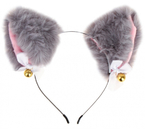 Ободок для волос «Ушки», «Ушки аниме», цвет серый Ободок для волос «Ушки», «Ушки аниме», цвет серый