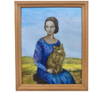 Картина «Кот» №2602 (Джонс А.С.), 17×24 см, холст, масло Картина «Кот» №2602 (Джонс А.С.), 17×24 см, холст, масло