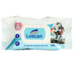 Салфетки влажные детские Luscan, 120 шт. Салфетки влажные детские Luscan, 120 шт.
