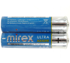 Батарейки щелочные Mirex Ultra Alkaline, AAA, LR03, 1.5V, 2 шт.