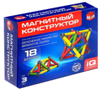 Игра-конструктор магнитный Unicon, 18 деталей, 3+