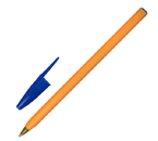 Ручка шариковая одноразовая Staff Basic Orange BP-1, корпус оранжевый, стержeнь синий Ручка шариковая одноразовая Staff Basic Orange BP-1, корпус оранжевый, стержeнь синий