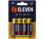 Батарейки щелочные Eleven Super, AA, LR6, 1.5V, 4 шт.