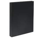 Папка пластиковая на 2-х кольцах OfficeSpace «Вита», толщина пластика 0,5 мм, черная Папка пластиковая на 2-х кольцах OfficeSpace «Вита», толщина пластика 0,5 мм, черная