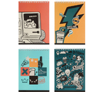 Блокнот на гребне BG А5, 145×200 мм, 60 л., клетка, «Могу позволить», ассорти Блокнот на гребне BG А5, 145×200 мм, 60 л., клетка, «Могу позволить», ассорти