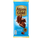 Шоколад Alpen Gold, 80 г, «Молочный шоколад»