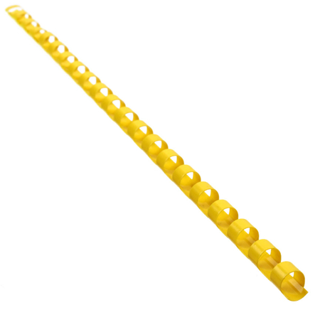 Пружина пластиковая StarBind, 8 мм, желтая