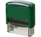 Автоматическая оснастка Ideal 4913, для клише штампа 58×22 мм, корпус изумрудного цвета
