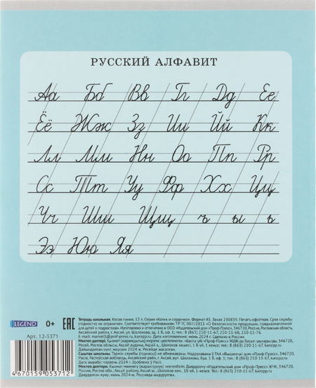 Тетрадь школьная А5, 12 л. на скобе «Котик и сердечко», 163*203 мм, косая линия, ассорти