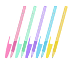 Ручка шариковая одноразовая Brauberg i-Stick Point Pastel, корпус ассорти, стержень синий Ручка шариковая одноразовая Brauberg i-Stick Point Pastel, корпус ассорти, стержень синий