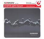 Коврик для мыши Sonnen S-4, 220×180×3 мм, Drops Коврик для мыши Sonnen S-4, 220×180×3 мм, Drops